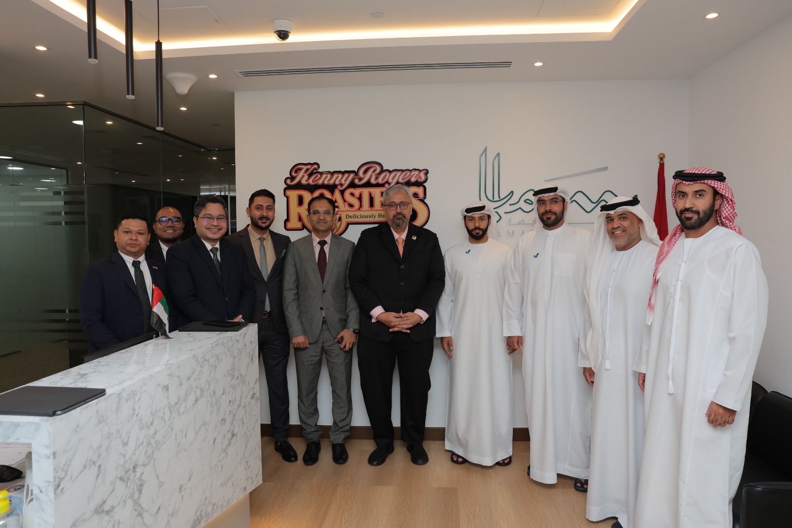 Vertix Delegation Meets Malaysian Ambassador to the UAE